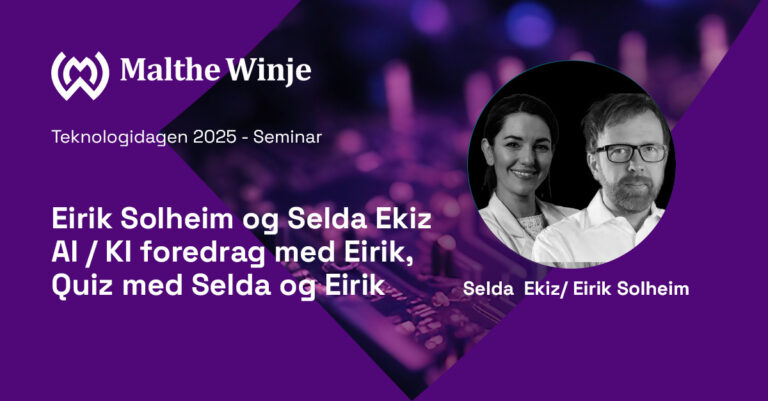 Foredrag-med-Eirik-Solheim-og-Selda-Ekiz,-deltar-på-Malthe-Winje-Teknologidag-2025